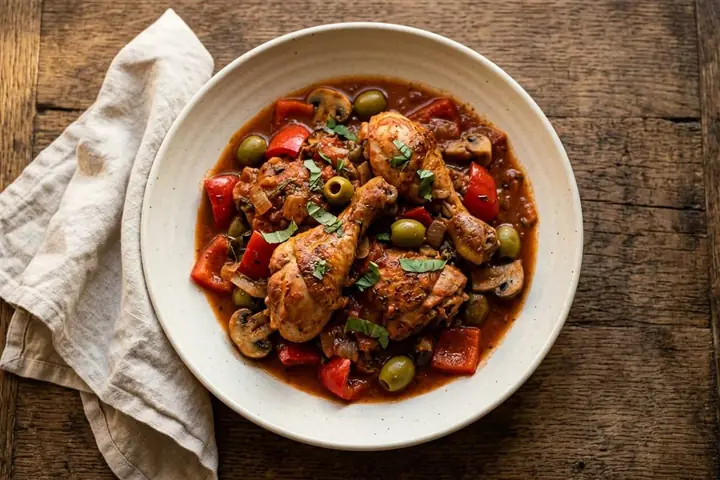 Chicken cacciatore