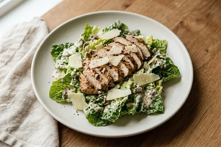 Chicken Caesar, no croutons
