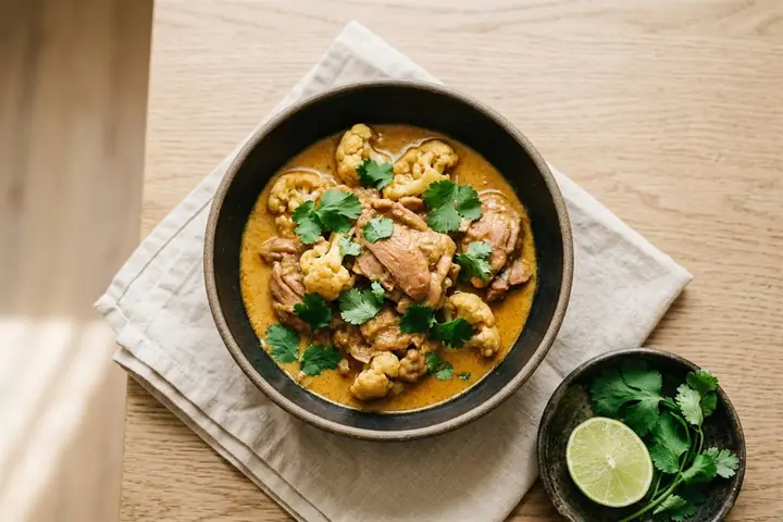 Coconut chicken curry
